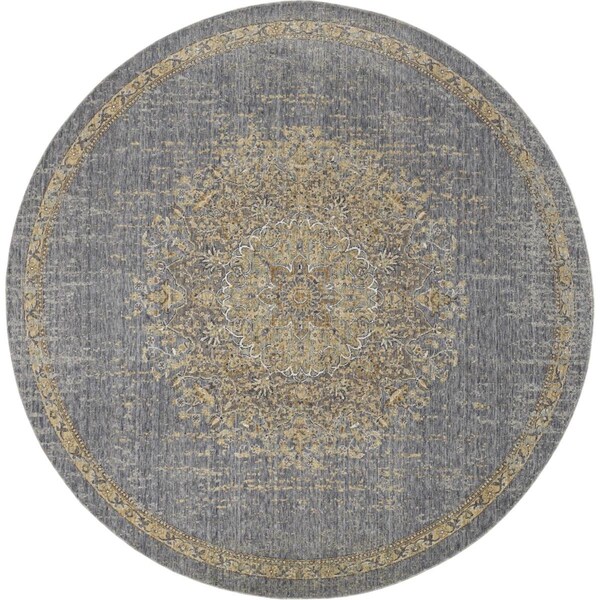 Palacedesigns 39 x 63 in. Slate Grey Wool Rug PA3665375 - main